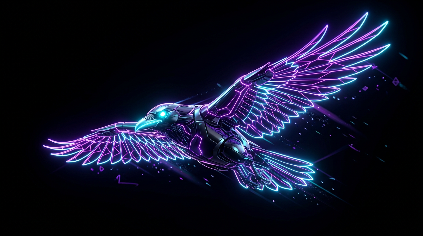 Flying Raven